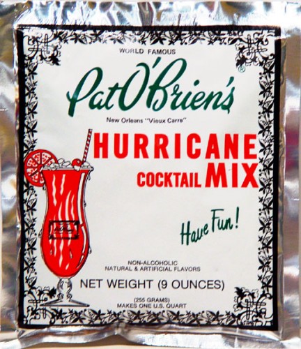 Powdered "Hurricane Mix" ... ick